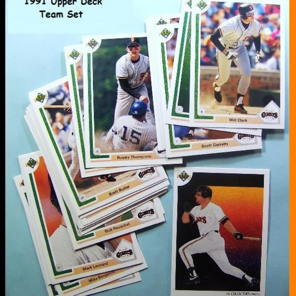 1991 Upper Deck San Francisco GIANTS Team Set of vintage Baseball Cards NMint